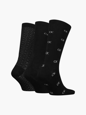 BLACK Pack de 3 pares de calcetines de deporte en set de regalo de hombre CALVIN KLEIN