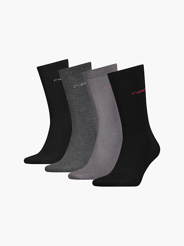 GREY COMBO Pack de 4 pares de calcetines de deporte en set de regalo de hombre CALVIN KLEIN