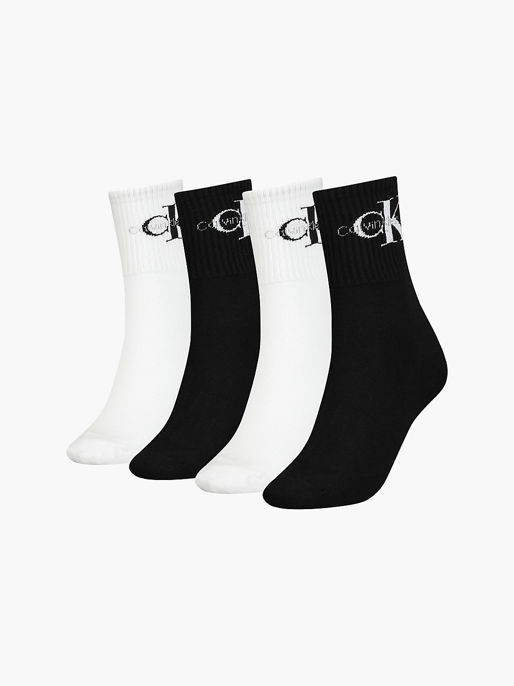 BLACK COMBO Coffret Cadeau Avec 4 Paires De Socquettes undefined femmes Calvin Klein