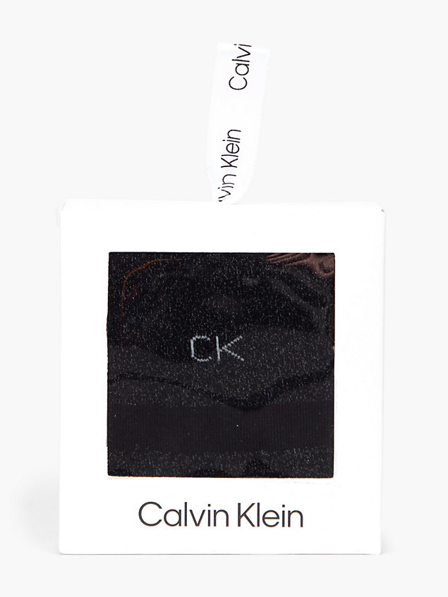 caja de regalo de calcetines de lúrex black de mujer calvin klein