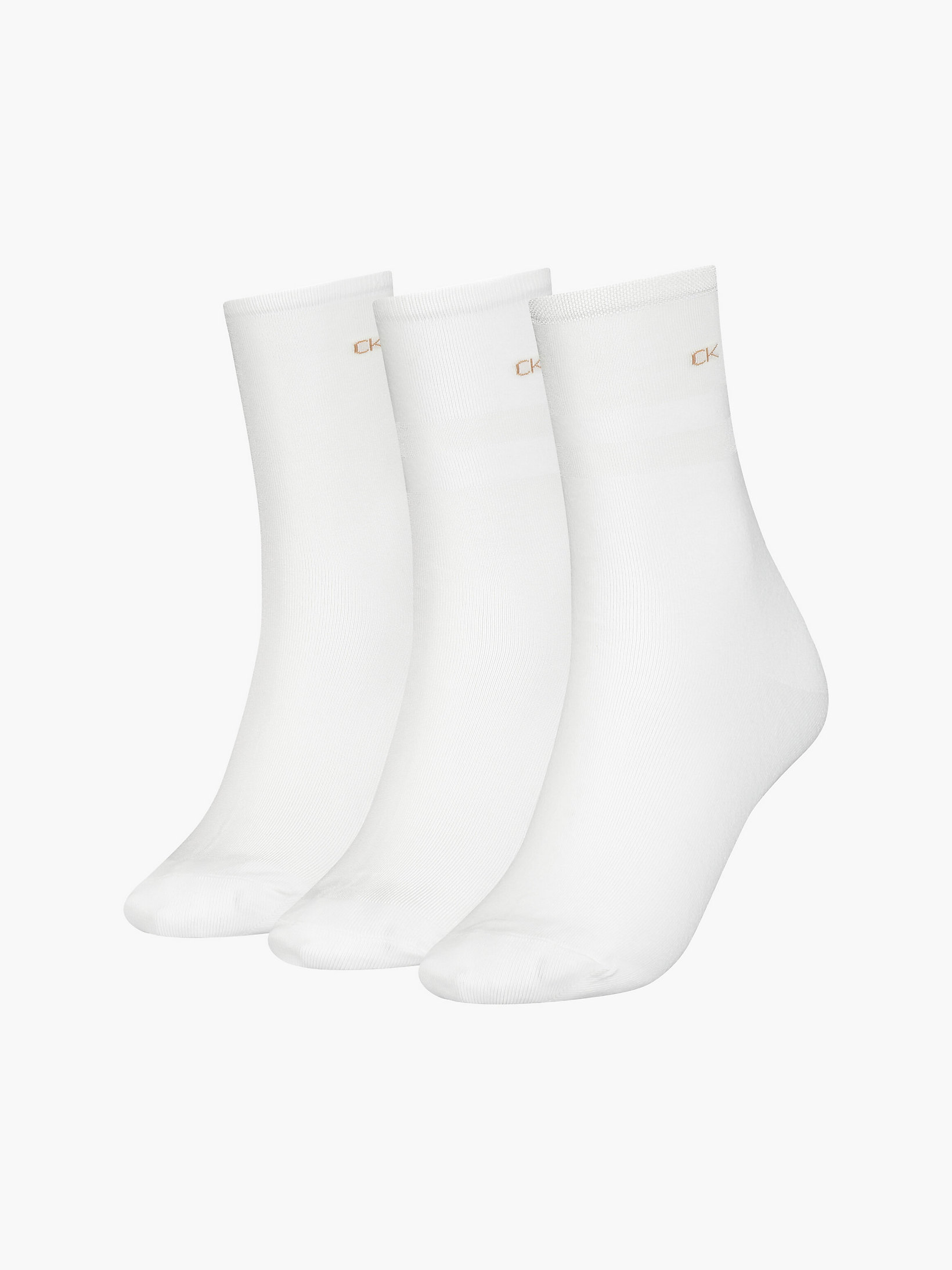 White > Подарочный набор носков 3 пары > undefined Женщины - Calvin Klein
