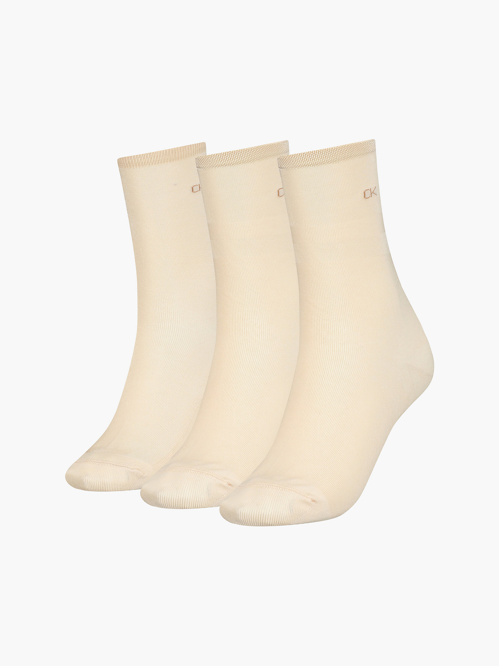 Beige > Подарочный набор носков 3 пары > undefined Женщины - Calvin Klein