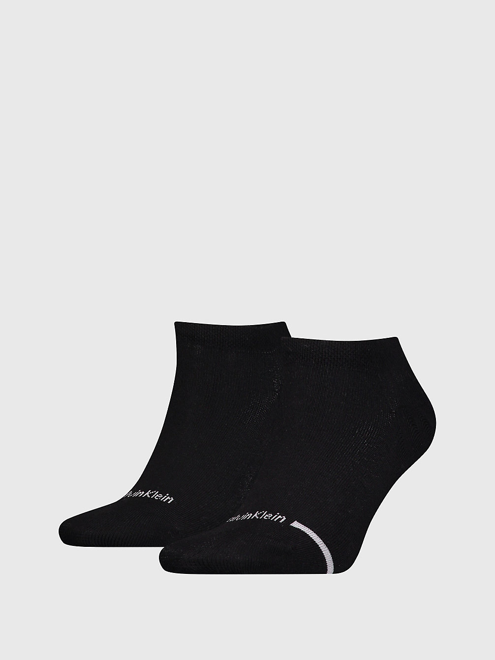 BLACK 2 Pack Performance Invisible Socks undefined men Calvin Klein