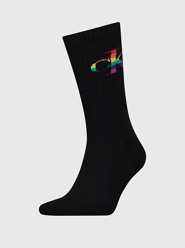 black crew socks - pride for men calvin klein jeans