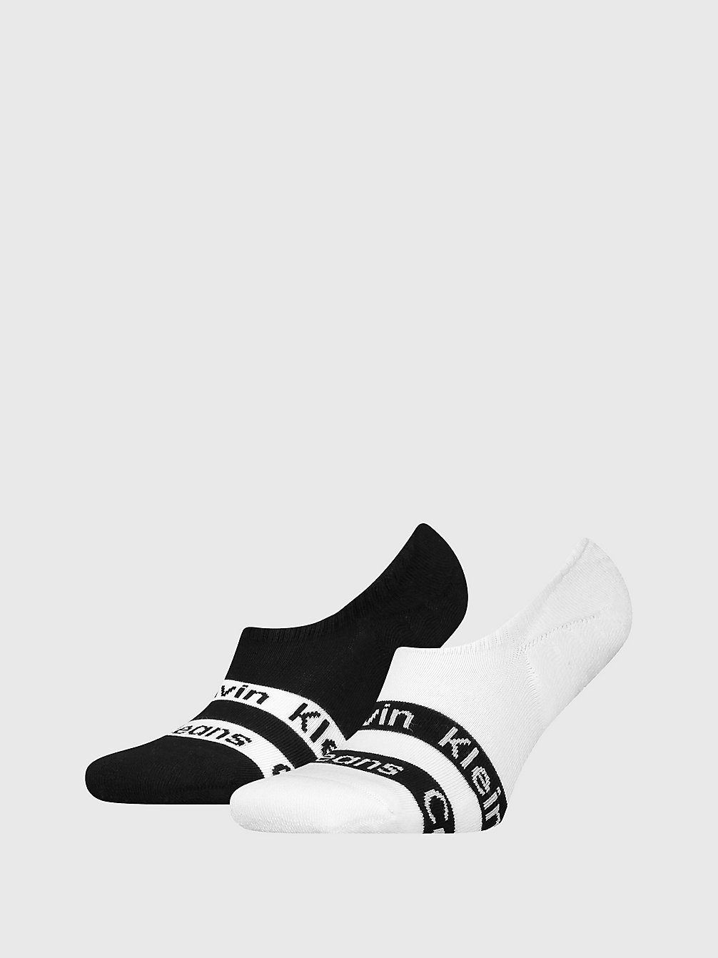 WHITE / BLACK > Zestaw 2 Par Skarpetek Stopek > undefined Mężczyźni - Calvin Klein