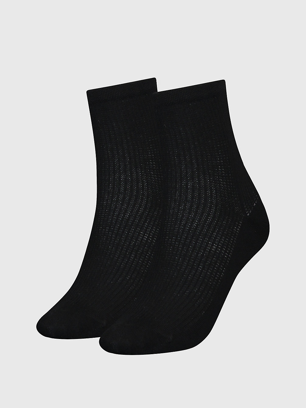 BLACK 2 Pack Ankle Socks undefined women Calvin Klein