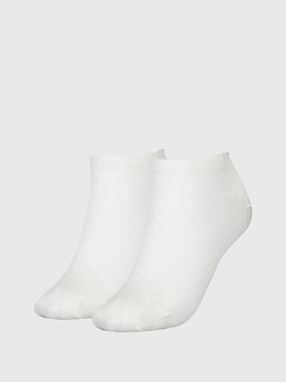 WHITE 2 Pack Ankle Socks undefined women Calvin Klein