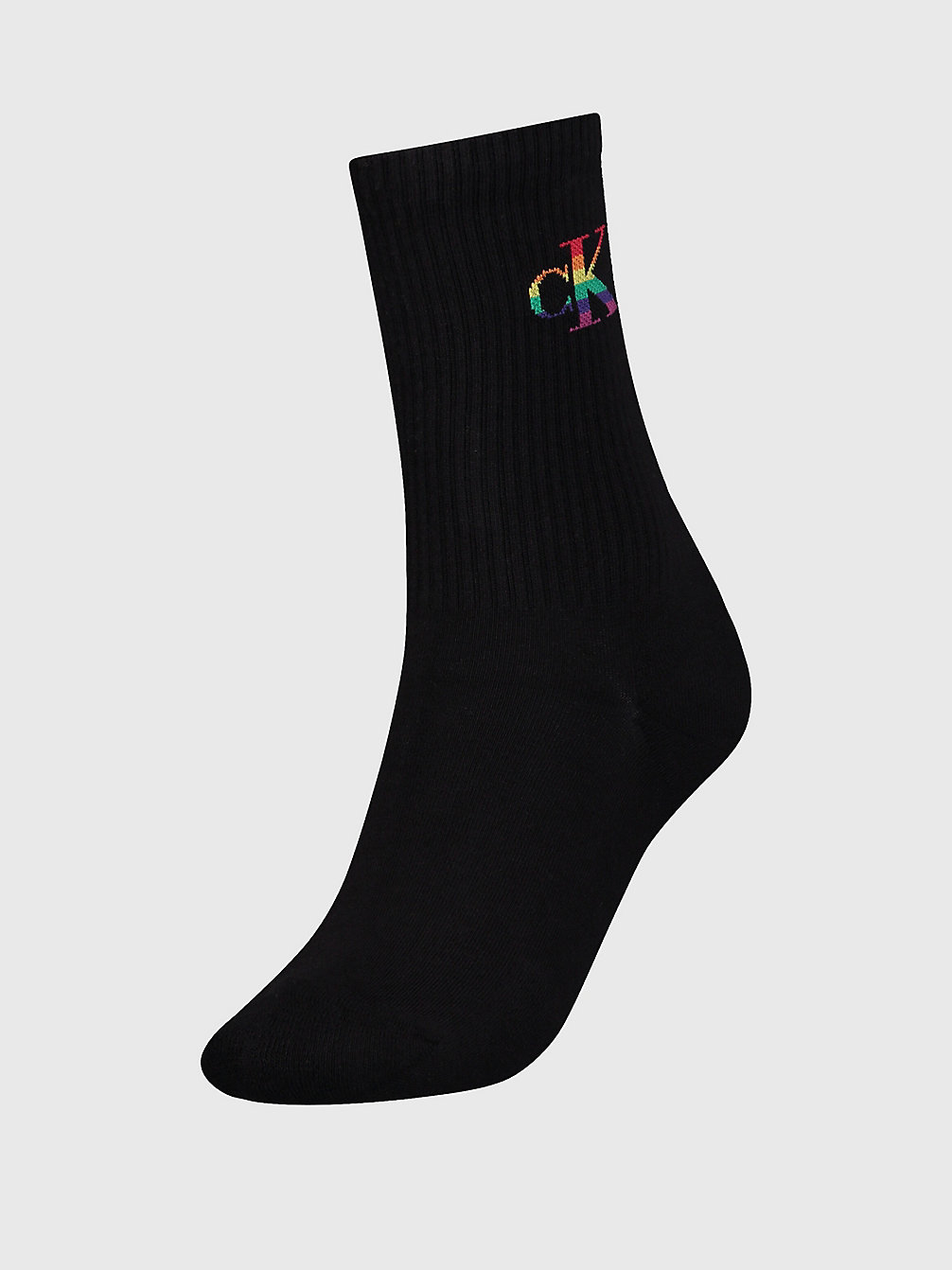 BLACK Crew Socks - Pride undefined women Calvin Klein
