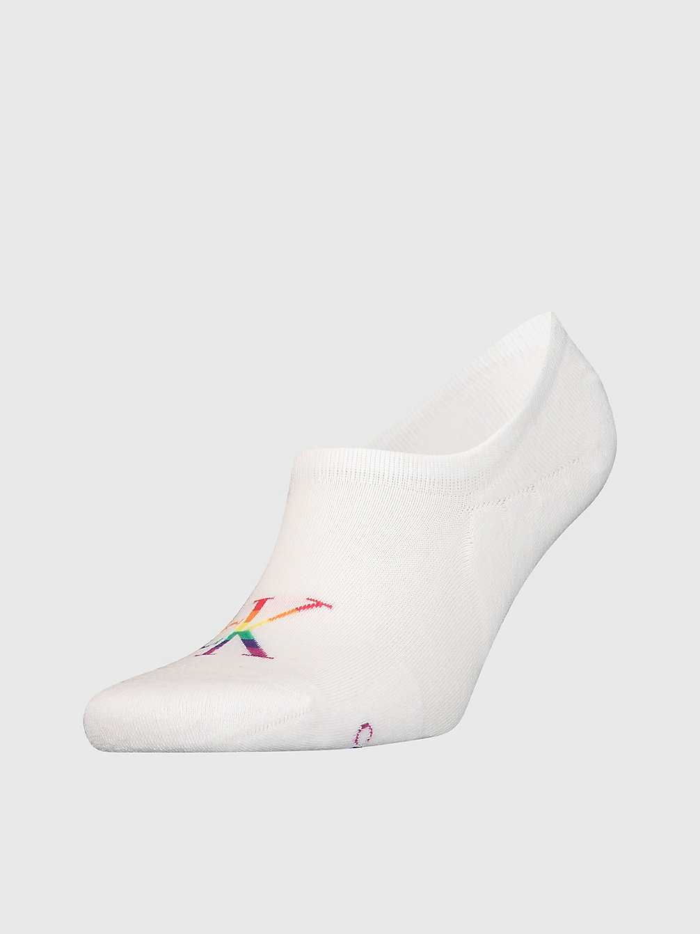 WHITE No-Show-Socken – Pride undefined Herren Calvin Klein