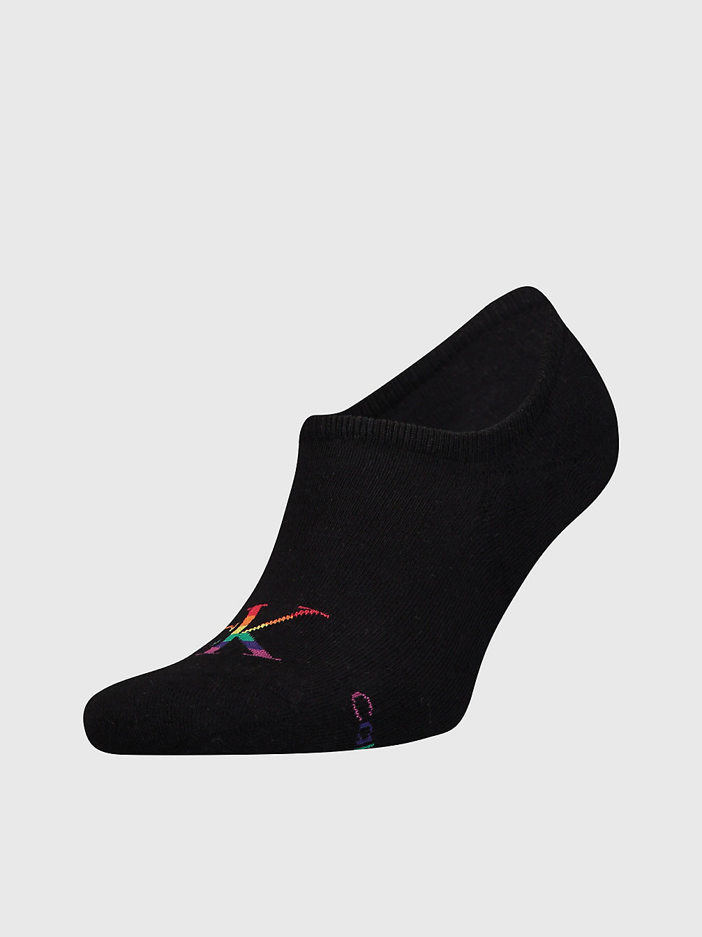 BLACK Invisible Socks - Pride undefined men Calvin Klein