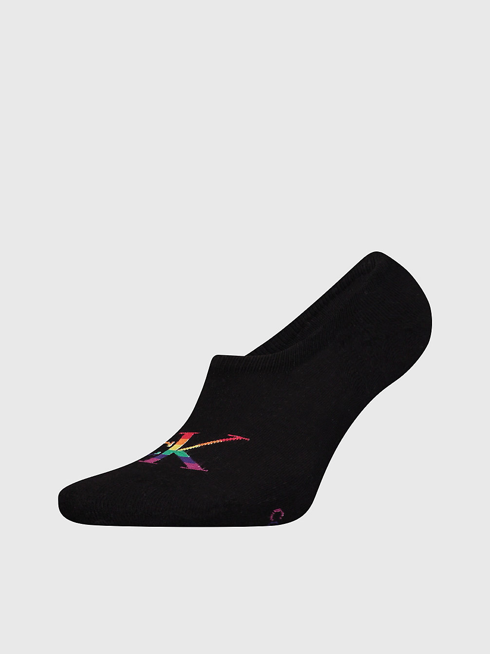 BLACK Invisible Socks - Pride undefined women Calvin Klein