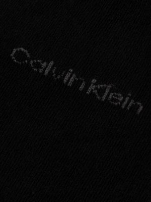 black 3 pack soft combed cotton crew socks for men calvin klein