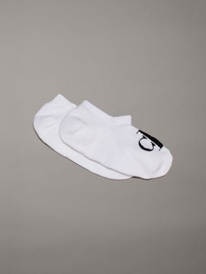 white 2 pack invisible socks for women calvin klein jeans