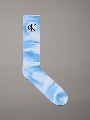 white marbled crew socks for men calvin klein jeans