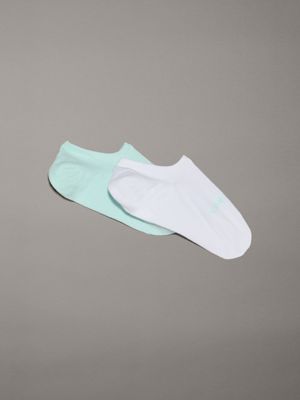 green zestaw 2 par skarpetek stopek dla kobiety - calvin klein jeans