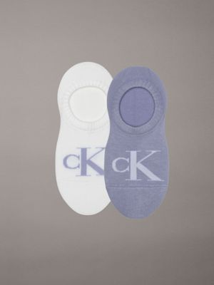 purple 2 pack invisible socks for women calvin klein jeans