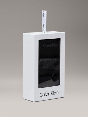 black zestaw upominkowy 3 par metalicznych skarpet za kostkę dla kobiety - calvin klein