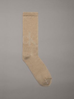 brown crew socks for men calvin klein jeans