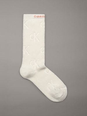 white slouch crew socks for women calvin klein jeans