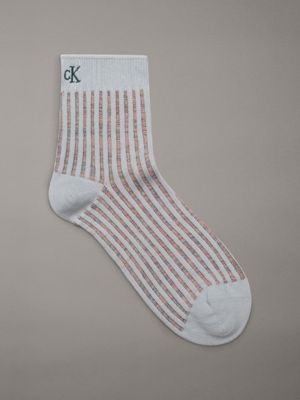 blue striped crew socks for women calvin klein jeans