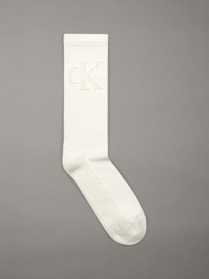 white terry crew socks for men calvin klein jeans