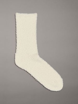 off white zachte crew sokken voor dames - calvin klein jeans