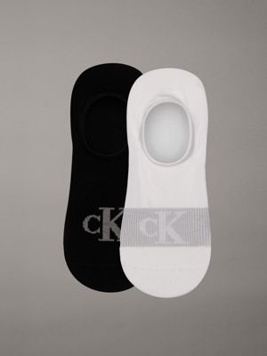 white 2 pack invisible socks for men calvin klein jeans