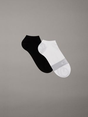 white 2 pack ankle socks for men calvin klein jeans