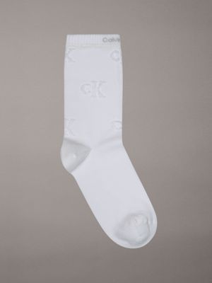 white terry crew socks for women calvin klein jeans