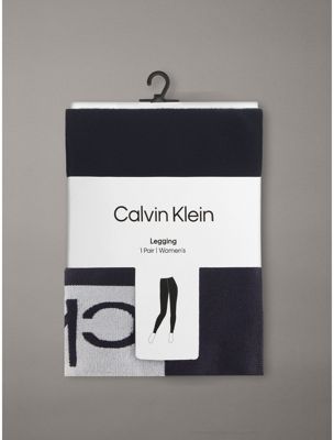 black seamless logo waistband leggings for women calvin klein