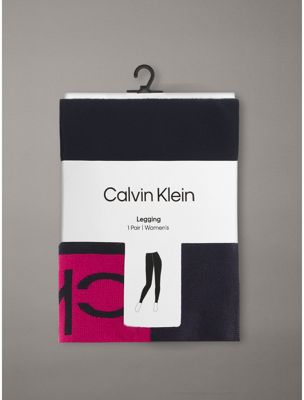 black seamless logo waistband leggings for women calvin klein