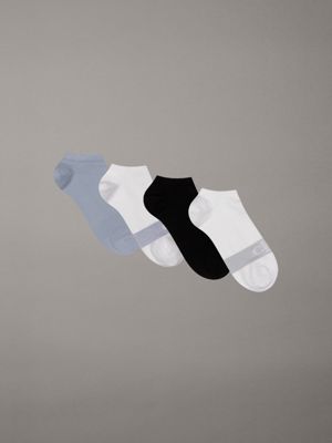 white 4 pack ankle socks for men calvin klein jeans