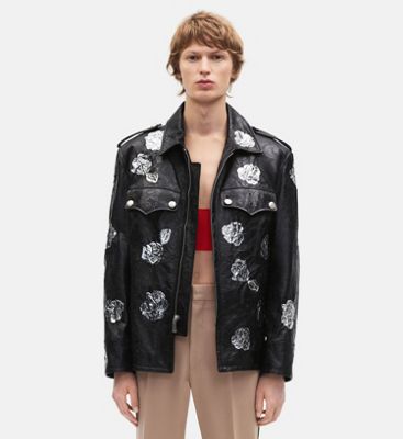 calvin klein floral jacket