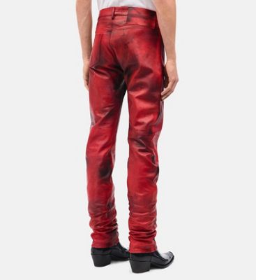 calvin klein 205w39nyc leather pants