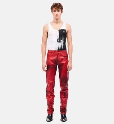 calvin klein 205w39nyc leather pants