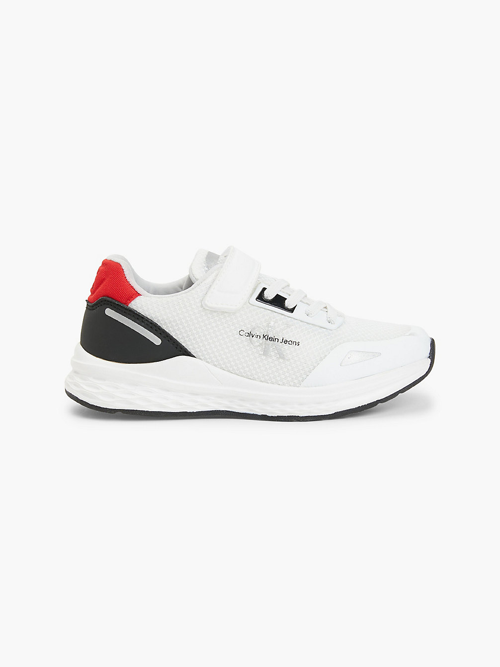 WHITE/RED Mesh Trainers undefined boys Calvin Klein