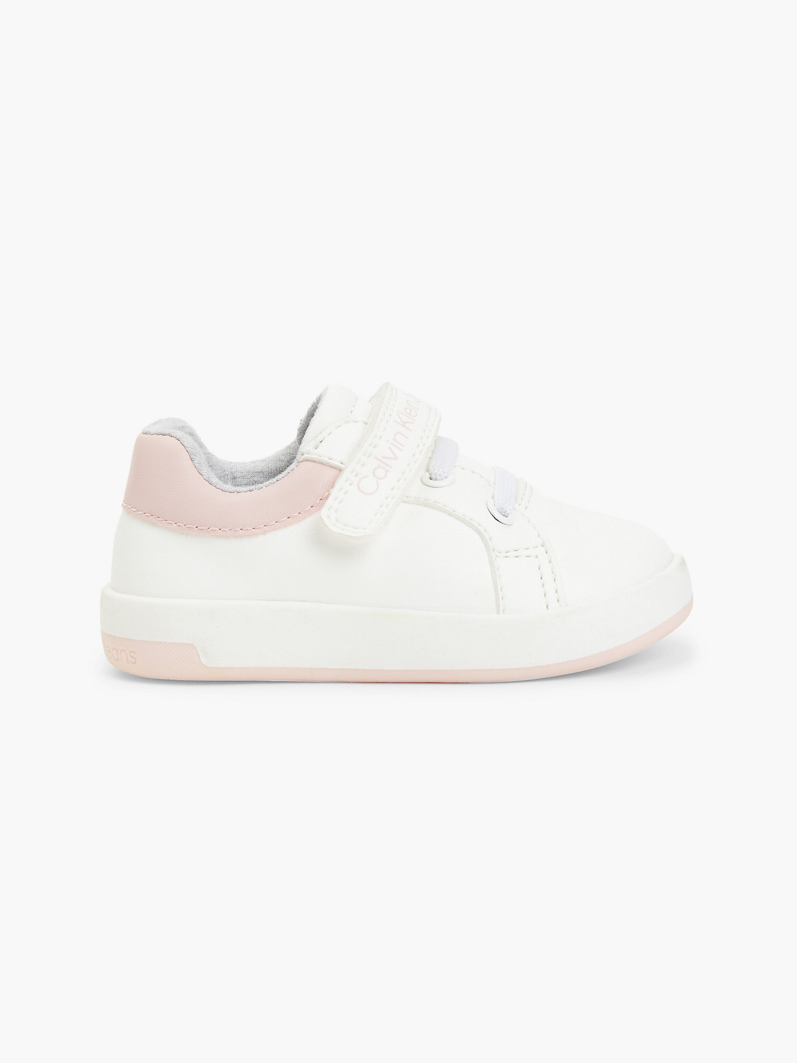 White/pink Recycled Trainers undefined girls Calvin Klein