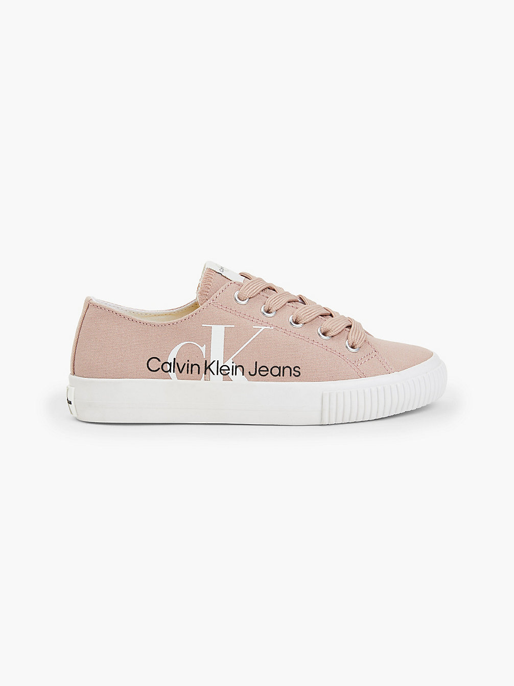 ANTIQUE ROSE Recycled Canvas Trainers undefined girls Calvin Klein