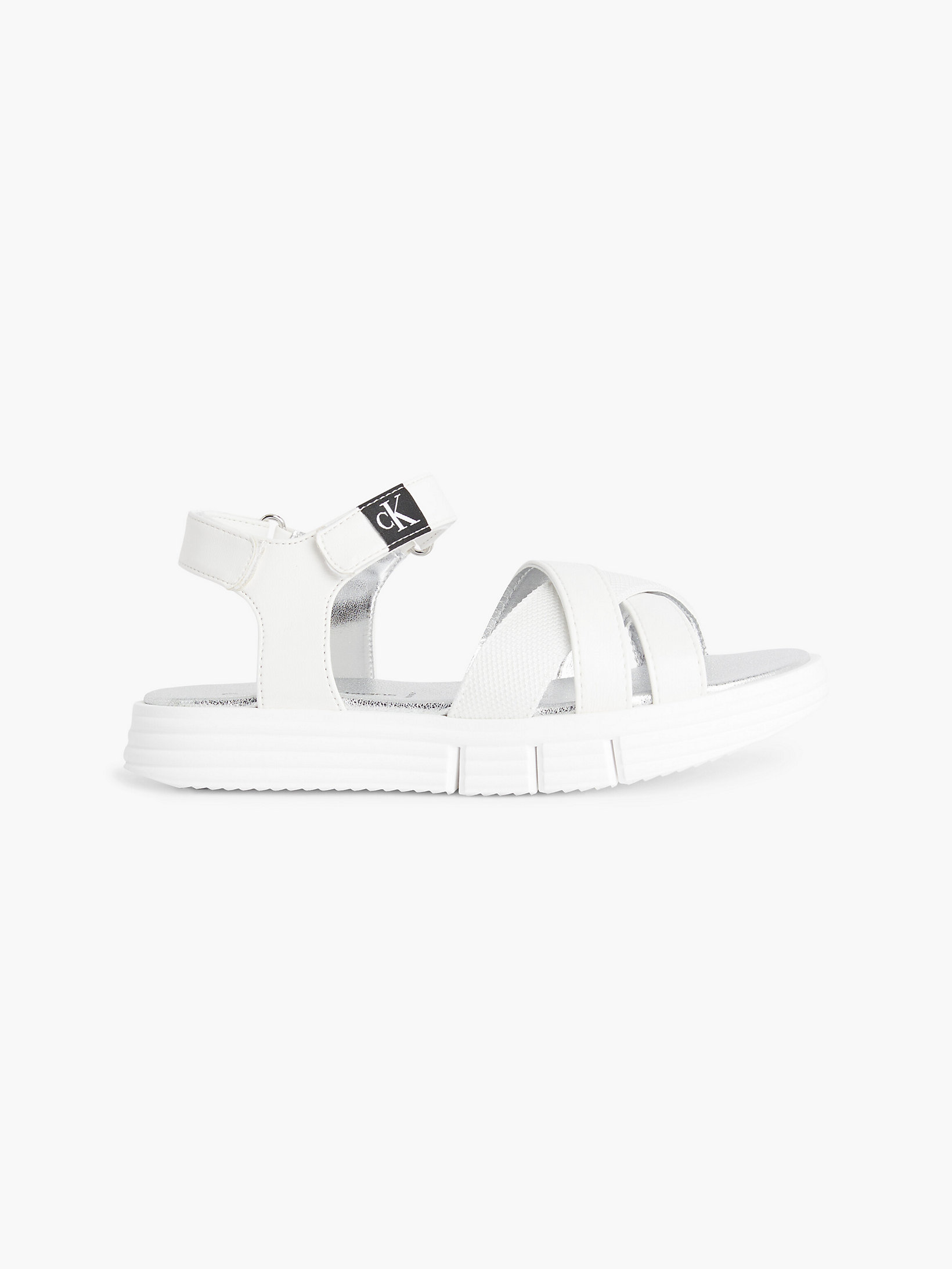 White Sandals undefined girls Calvin Klein