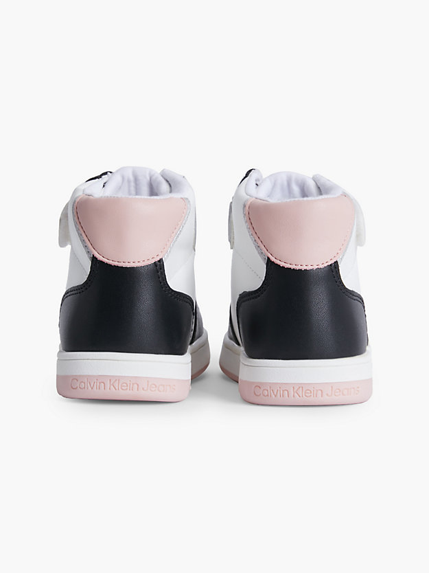 BLACK SILVER Kids Trainers for girls CALVIN KLEIN JEANS