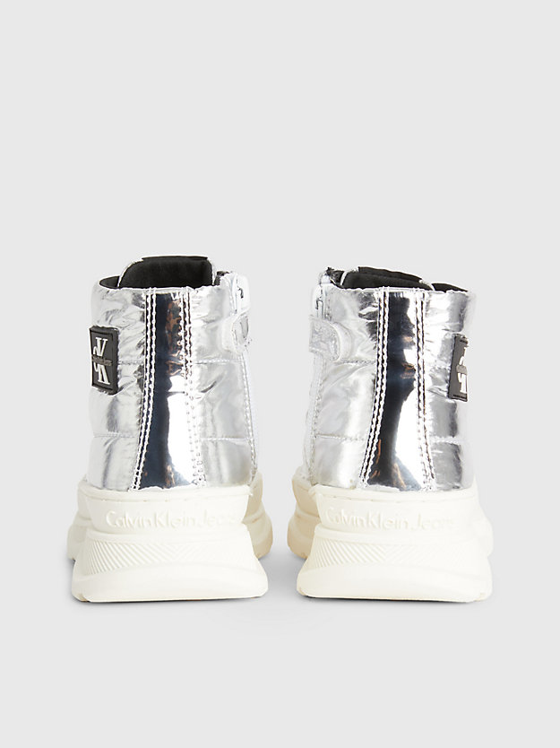 SILVER Kids Boots for girls CALVIN KLEIN JEANS