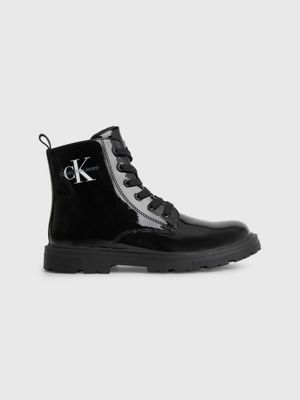 Botas de piel acharolada para niños Calvin Klein® | EFCK080281999