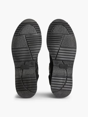 BLACK Kinder-Boots mit Logo für Maedchen CALVIN KLEIN JEANS