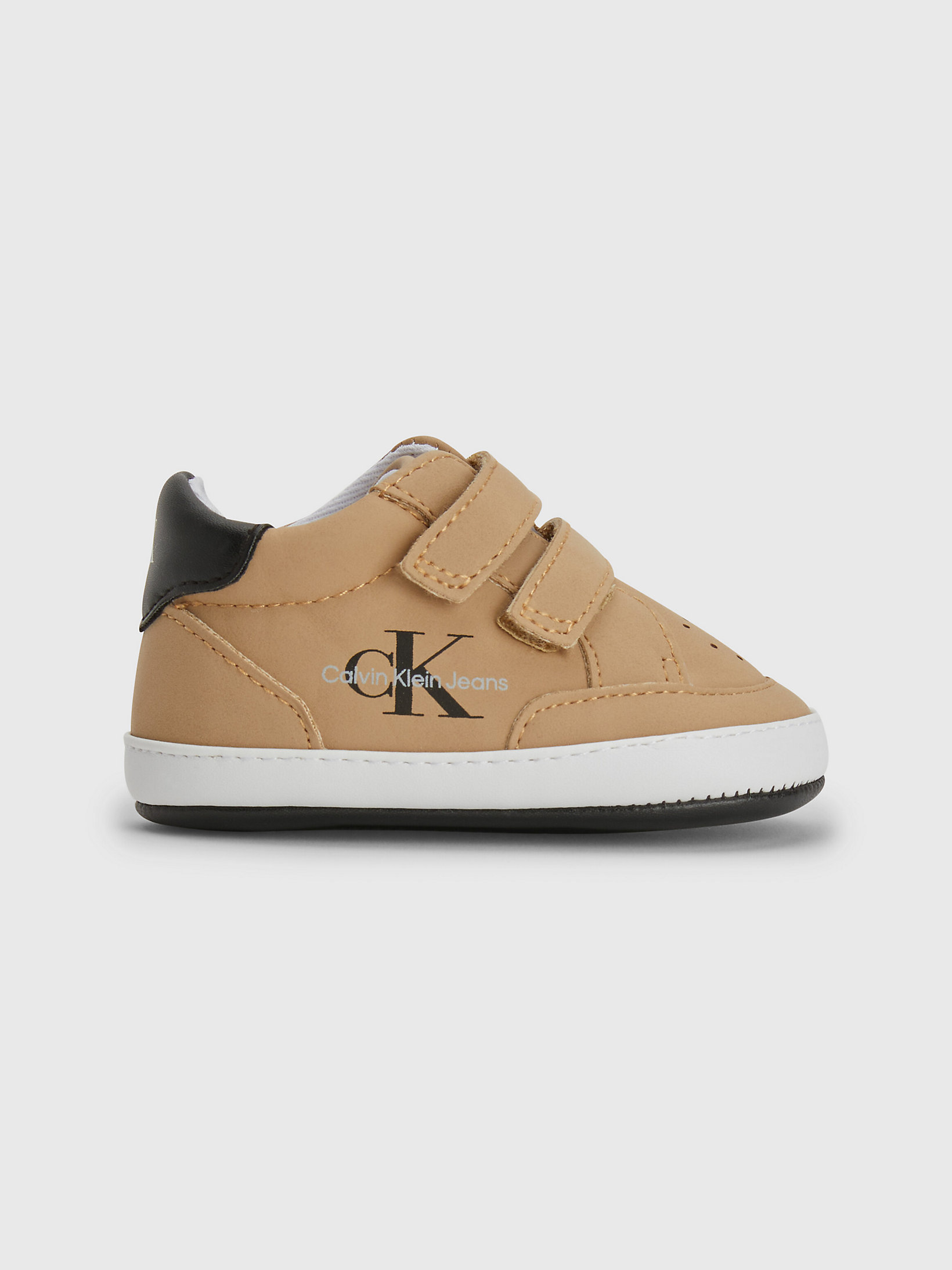 Camel/black Recycled Baby Trainers undefined boys Calvin Klein