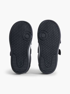 BLACK Recycled Toddlers-Kids Trainers for kids unisex CALVIN KLEIN JEANS