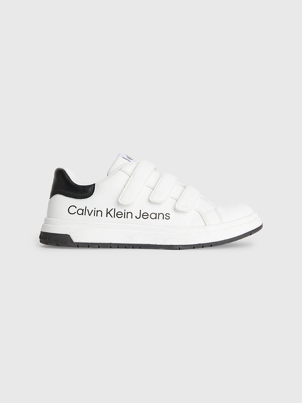WHITE/BLACK Recycled Kids Trainers undefined kids unisex Calvin Klein
