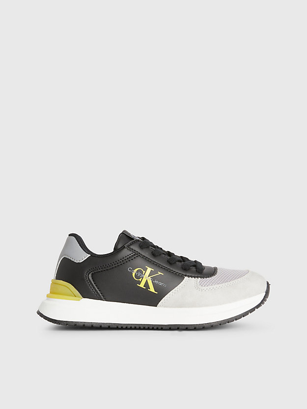 GREY/BLACK Kids Trainers for boys CALVIN KLEIN JEANS
