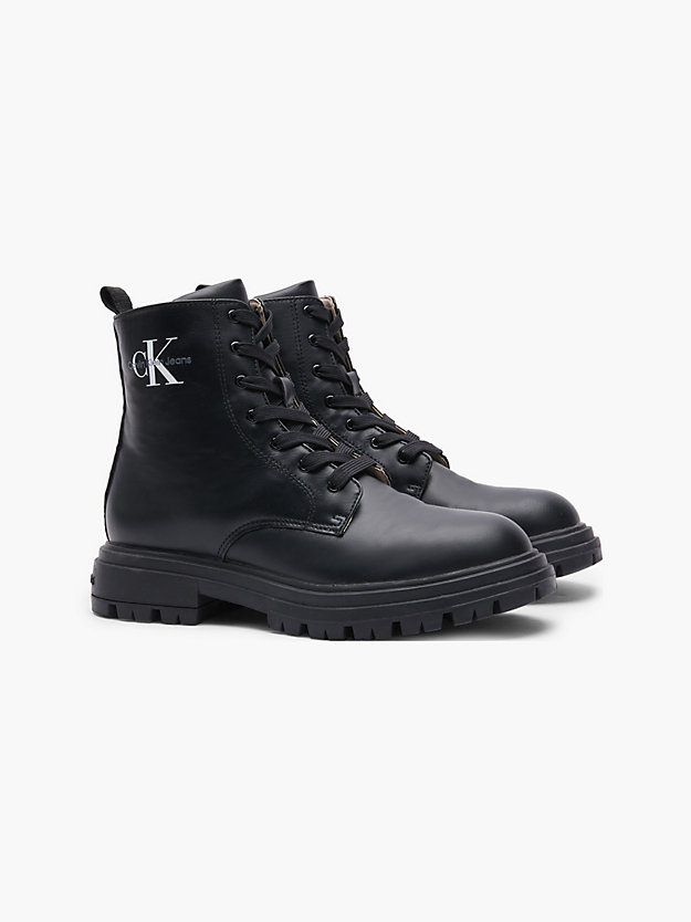 BLACK Recycled Kids Boots for kids unisex CALVIN KLEIN JEANS