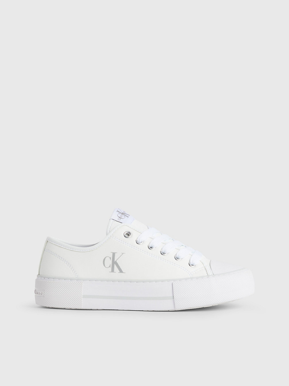 WHITE Gerecycled Plateausneakers Voor Kdis undefined meisjes Calvin Klein