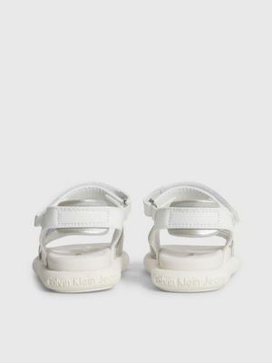 Calvin klein white outlet sandals